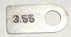 Picture of 8-3/4 Axle Tag 3.55 Gear Ratio Mopar