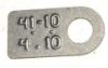 Picture of 4.10 Rear-Axle Gear Ratio Tag fits 9 3/4 Dana 60 Mopar