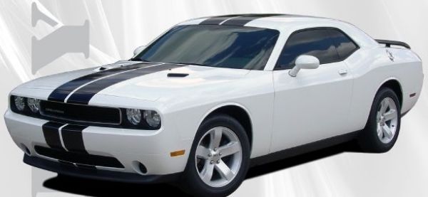 Picture of 2008-2014 Dodge Challenger Challenge Rally Stripe Kit
