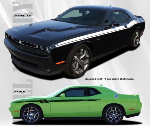 Picture of 2015 Dodge Challenger Duel '15 and Fury Stripe Kit