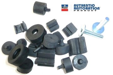 Show details for 1972 1973 1974 Plymouth Cuda Body Bumper Kit w/Adjustment Studs Picture of 1972 1973 1974 Plymouth Cuda Body Bumper Kit w/Adjustment Studs