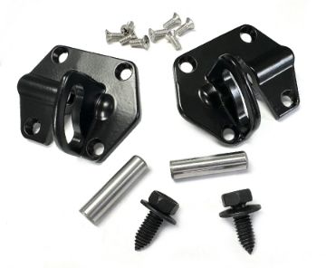 Show details for 1971 Gull Wing Spoiler Stanchion Attachment Brackets Horseshoe Picture of 1971 Gull Wing Spoiler Stanchion Attachment Brackets Horseshoe