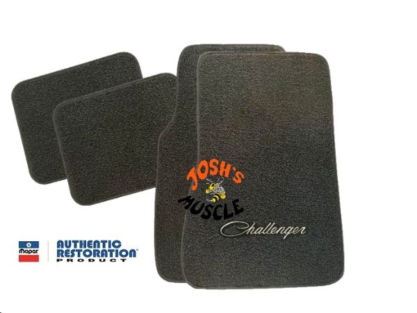 Picture of 1970-1974 Dodge Challenger 4 piece Floor Mats with Logos