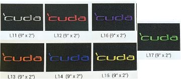 Show details for 1970-1974 Plymouth Cuda 4 piece Floor Mats with Logos Picture of 1970-1974 Plymouth Cuda 4 piece Floor Mats with Logos