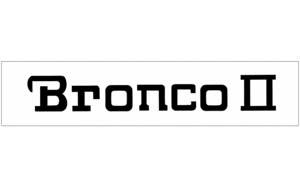 Picture of Ford Bronco II Windshield Decal - 3.5" x 30"