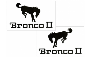 Show details for Ford Bronco II Decal Set - 6" x 10" Picture of Ford Bronco II Decal Set - 6" x 10"