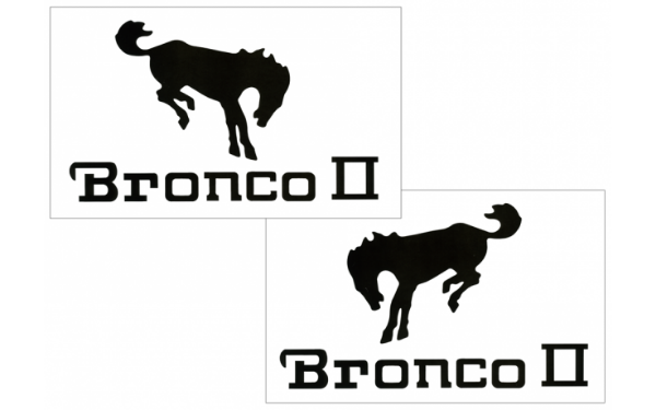 Picture of Ford Bronco II Decal Set - 6" x 10"