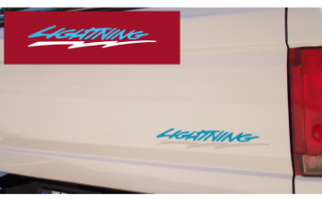 Show details for 1993-95 Ford F150 Lightning Tailgate Decal Picture of 1993-95 Ford F150 Lightning Tailgate Decal