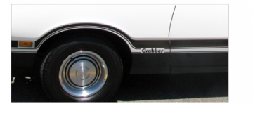 Show details for 1974-75 Ford Maverick Grabber Side Stripe Kit Picture of 1974-75 Ford Maverick Grabber Side Stripe Kit