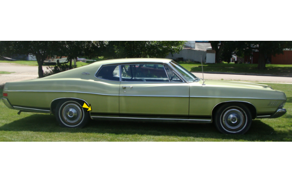 Picture of 1968 Ford Galaxie 500 XL GT Lower Stripe Kit