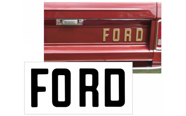 Picture of 1966-77 Ford Bronco Tailgate Letters