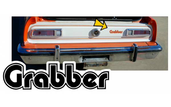 Picture of 1974-75 Ford Maverick Grabber Tail Panel Name Paint Stencil