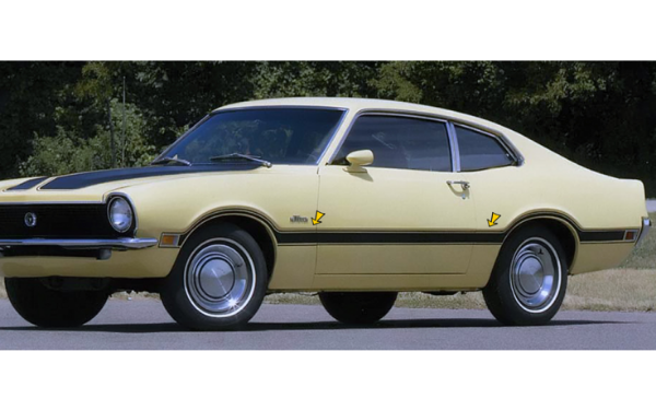 Picture of 1970 Ford Maverick Grabber Side Stripe Kit