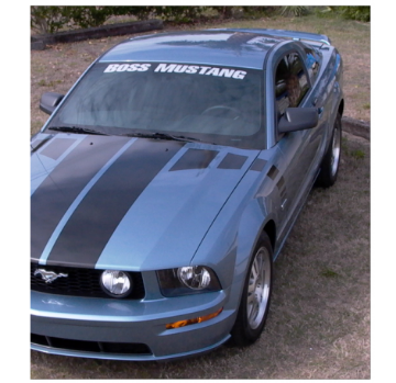 Show details for 2005-09 Mustang Hood Fader Decal Kit - Faders Only Picture of 2005-09 Mustang Hood Fader Decal Kit - Faders Only