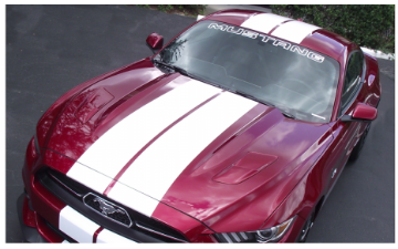 Show details for 2015 Mustang - 10" Lemans Straight Dual Racing Stripes - Coupe - No Wing - XM Antenna Picture of 2015 Mustang - 10" Lemans Straight Dual Racing Stripes - Coupe - No Wing - XM Antenna