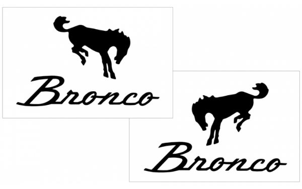 Picture of Ford Bronco Decal Set - 6.25" x 10"