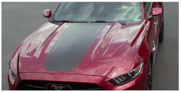 Show details for 2015 Mustang - Triple Over the Car Stripes - Convertible Picture of 2015 Mustang - Triple Over the Car Stripes - Convertible