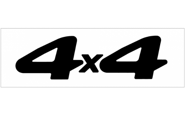 Picture of Ford Truck 4x4 Decal - 3.5" x 12"