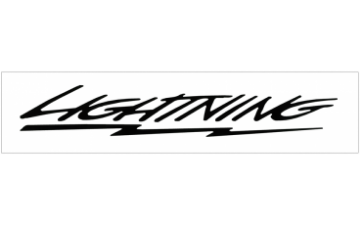 Show details for Ford Lightning Windshield Decal Picture of Ford Lightning Windshield Decal