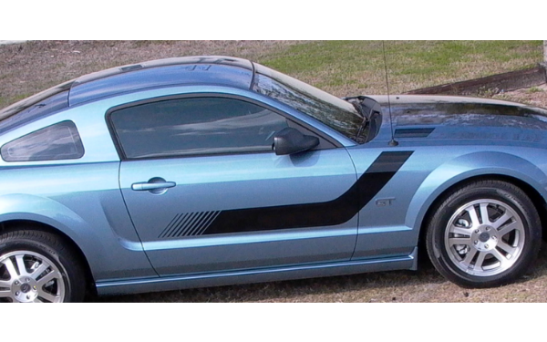 Picture of 2005-09 Mustang Boss Style Side Stripe Kit - No Name