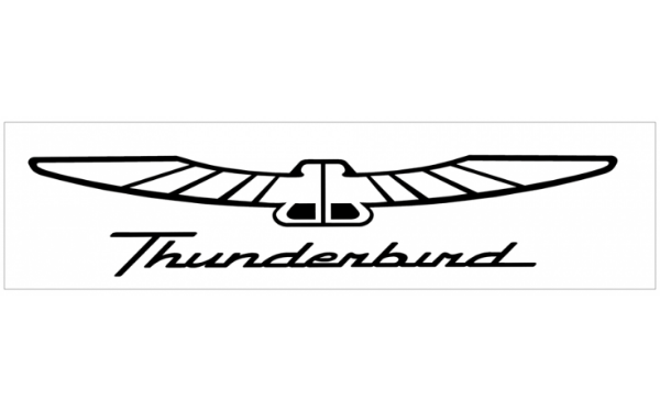 Picture of Ford Thunderbird Name and Bird Decal - 7.25" x 36"