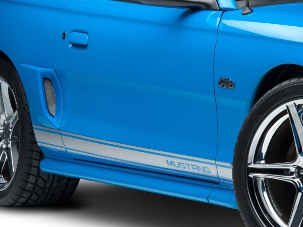 Picture of Mustang Lower Rocker Stripes - Mustang Name - 2" Tall