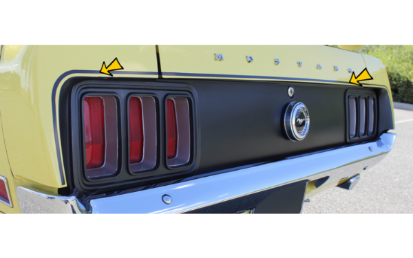 Picture of 1970 Boss 302 Mustang Trunk Lid Stripe Kit