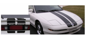 Show details for 1997 Ford Probe GTS Racing Stripe Kit Picture of 1997 Ford Probe GTS Racing Stripe Kit
