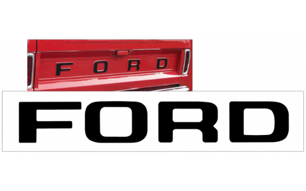 Picture of 1961-66 Ford F100 and F150 Tailgate Letter Decal Set - STYLESIDE