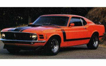 Show details for 1970 Boss 302 Mustang Side & Trunk Stripe Kit - Reflective Picture of 1970 Boss 302 Mustang Side & Trunk Stripe Kit - Reflective