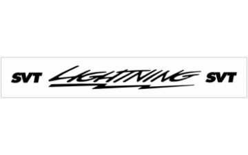 Show details for Ford Lightning SVT Windshield Decal Picture of Ford Lightning SVT Windshield Decal
