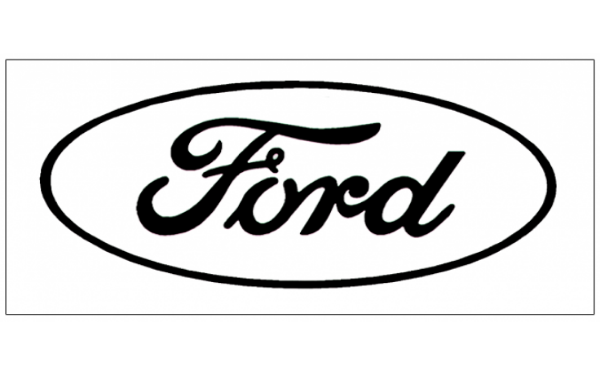 Picture of Ford Oval Logo Decal - Open Style - 5" Tall