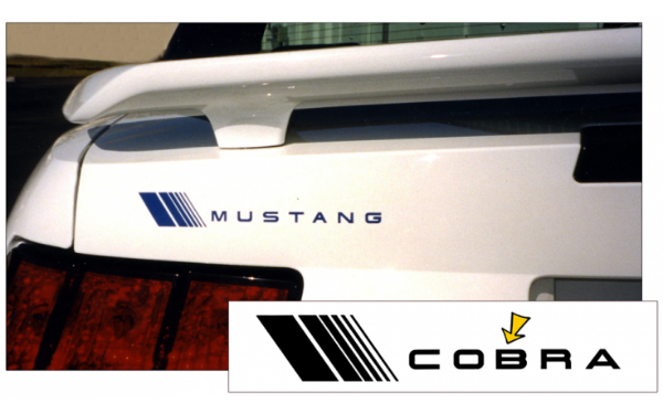 Picture of Mustang Fader Trunk Decal - Cobra Name