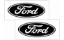 Show details for Ford Oval Logo Decal Set - Solid Style - 3" Tall Picture of Ford Oval Logo Decal Set - Solid Style - 3" Tall