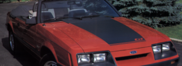 Show details for 1985-86 Mustang GT Hood Blackout Paint Stencil Kit Picture of 1985-86 Mustang GT Hood Blackout Paint Stencil Kit