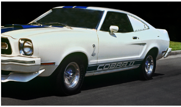Show details for 1975-77 Cobra II Complete Side Stripe Kit Picture of 1975-77 Cobra II Complete Side Stripe Kit