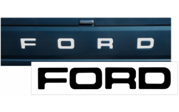 Show details for 1987-91 Ford F150 - F350 Tailgate Letter Decal Set - STYLESIDE Picture of 1987-91 Ford F150 - F350 Tailgate Letter Decal Set - STYLESIDE