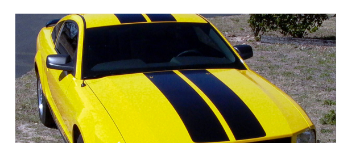 Show details for 2005-09 Mustang Lemans Racing Stripe Kit - Low Wing - Hardtop Picture of 2005-09 Mustang Lemans Racing Stripe Kit - Low Wing - Hardtop