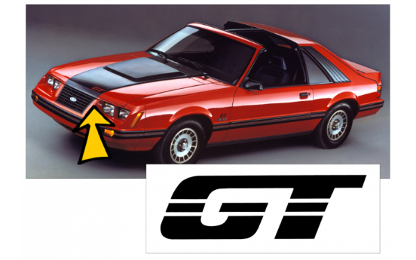 Picture of 1983-84 Mustang GT Hood Decal