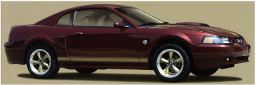Show details for 2004 Mustang 40TH Anniversary Side Rocker Stripes Picture of 2004 Mustang 40TH Anniversary Side Rocker Stripes
