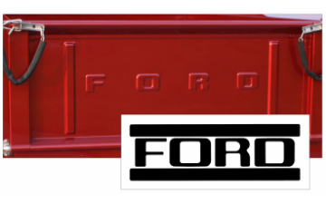 Show details for 1953-72 Ford F100 Tailgate Letter Decal Set - FLAIRSIDE Picture of 1953-72 Ford F100 Tailgate Letter Decal Set - FLAIRSIDE