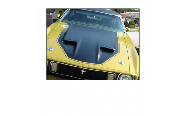 Picture of 1971-73 Mustang Mach 1 NASA (NACA) Hood Paint Stencil Kit