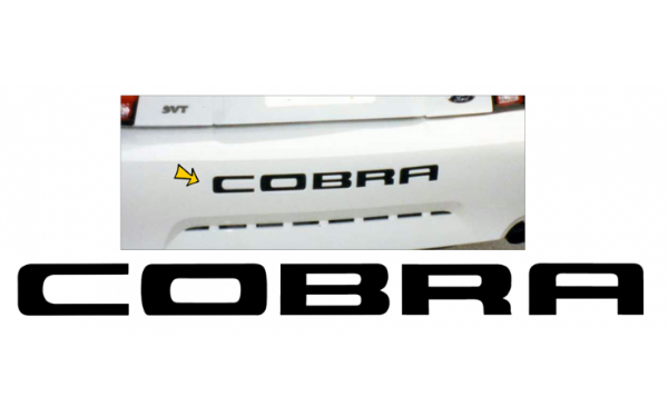 Picture of 1996-2000 Mustang Cobra Embossed Bumper Letters
