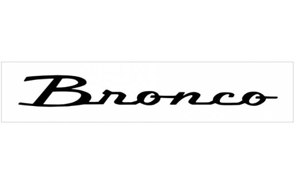 Picture of Ford Bronco Windshield Decal - 4" x 33"