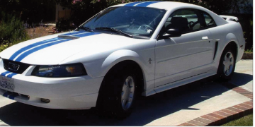 Show details for 1999-03 Mustang Dual Hood Racing Stripes - Flat Hood Picture of 1999-03 Mustang Dual Hood Racing Stripes - Flat Hood