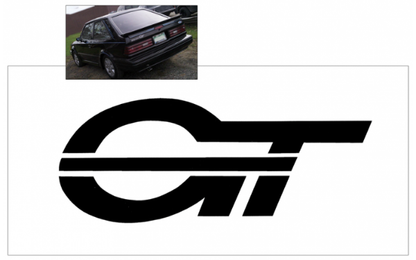 Picture of 1986 Ford Escort GT Front Nose Decal