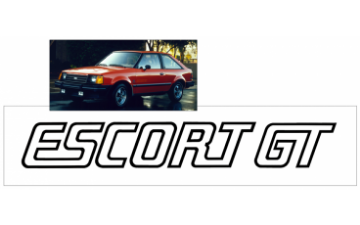 Show details for 1983 Ford Escort GT Decal Picture of 1983 Ford Escort GT Decal