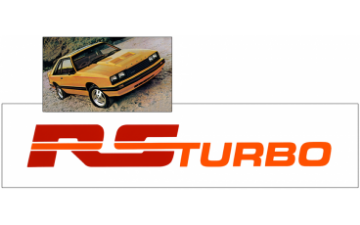 Show details for 1984 Mercury Capri RS Turbo Decal Picture of 1984 Mercury Capri RS Turbo Decal