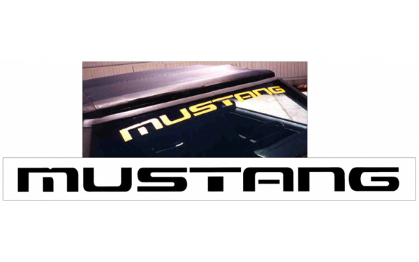 Picture of 1987-93 Mustang Windshield Decal - 2.5" x 40"