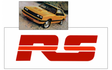 Show details for 1979-84 Mercury Capri RS Decal Picture of 1979-84 Mercury Capri RS Decal